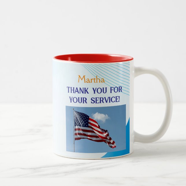 Einmal Gefüttert immer a Gefüttert Zweifarbige Tasse (Rechts)