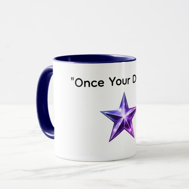 Einmal Ihr Traum-Kaffeebecher Tasse (Vorderseite Links)