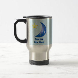 Einmal in einem Blue Moon Travel Mug Reisebecher