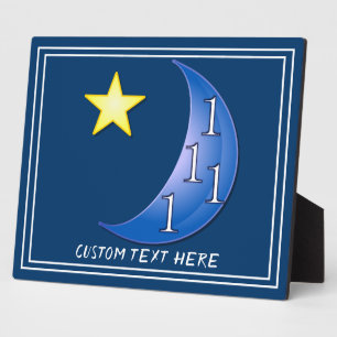 Einmal in einer Blauen Moon Plaque Fotoplatte