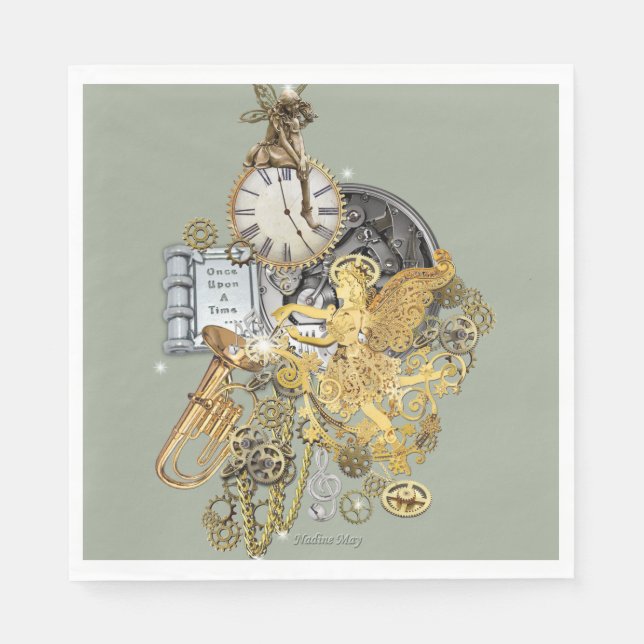 Einmal in einer Zeit Serviette (Vorderseite)