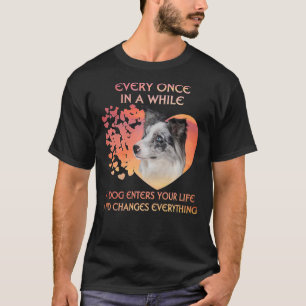 Einmal in einer Zeitlang eine blaue Merlan-Grenz-C T-Shirt