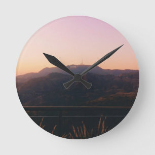 Einmal in Hollywood Runde Wanduhr
