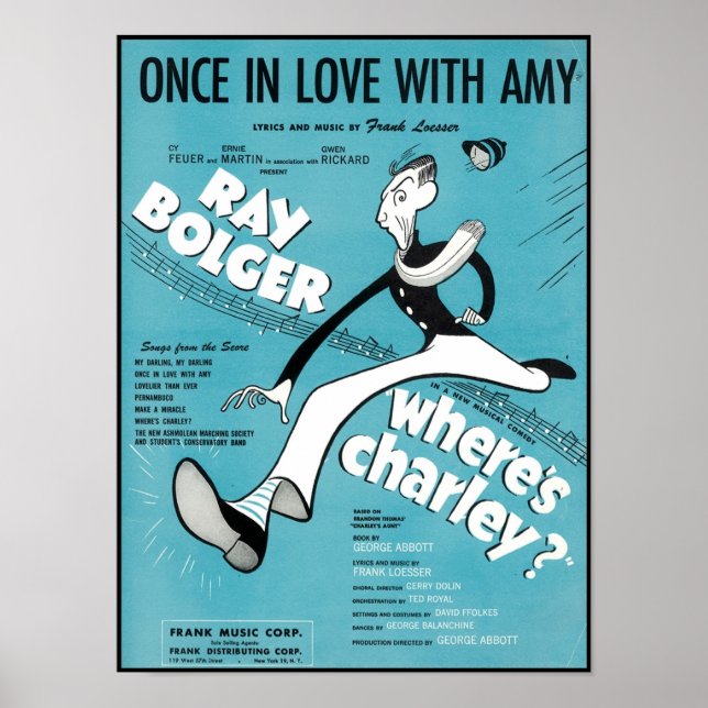 Einmal in Liebe mit Amy Songbook Cover Poster (Vorne)