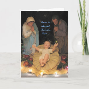 Einmal in Royal Davids City Weihnachtskarte Feiertagskarte