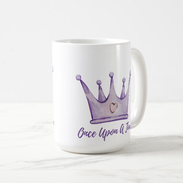 Einmal - Märchenhafte Design-Tasse Kaffeetasse (VorderseiteRechts)