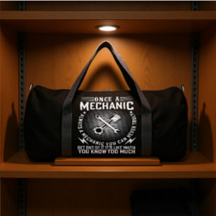 EINMAL MECHANIKER, IMMER MECHANIKER  DUFFLE BAG