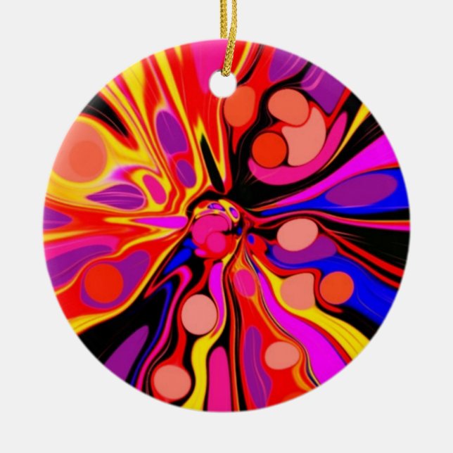 Einmal nach einer starken Zeit Keramikornament (Vorne)