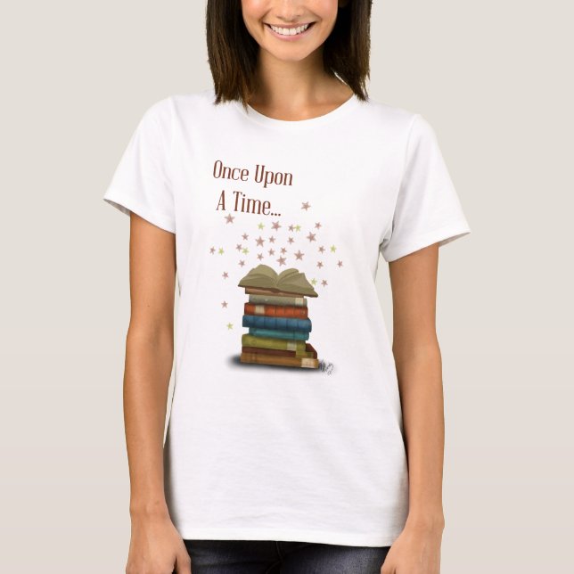 Einmal nach einer Zeit Bücher T-Shirt (Vorderseite)