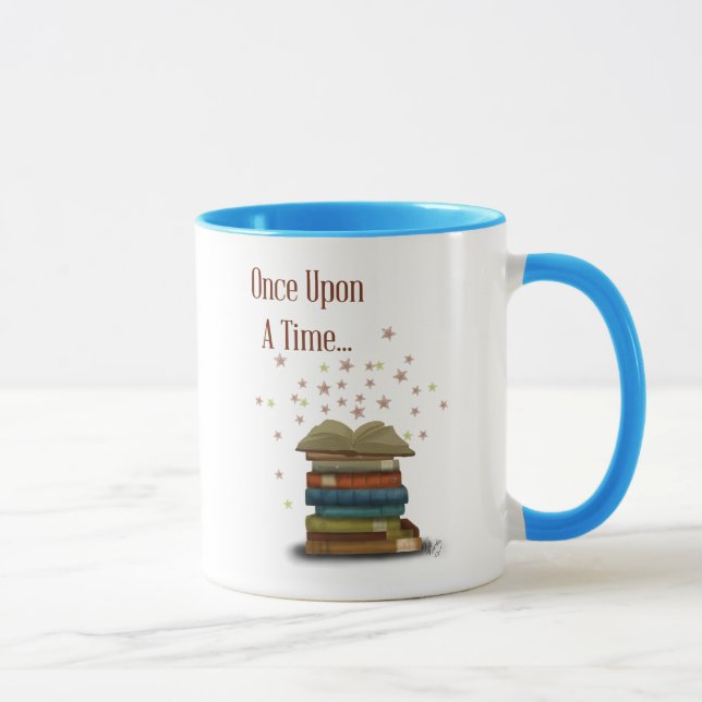 Einmal nach einer Zeit Bücher Tasse (Rechts)