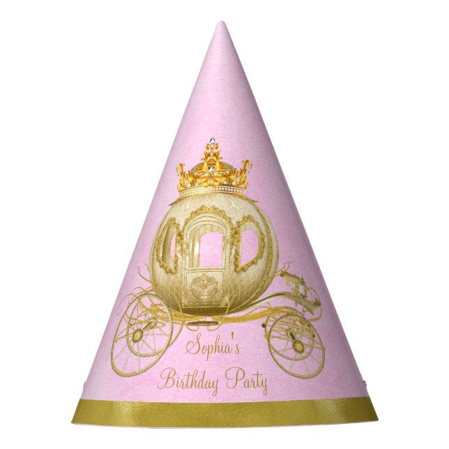 Einmal Prinzessin Partyhütchen (Vorderseite)