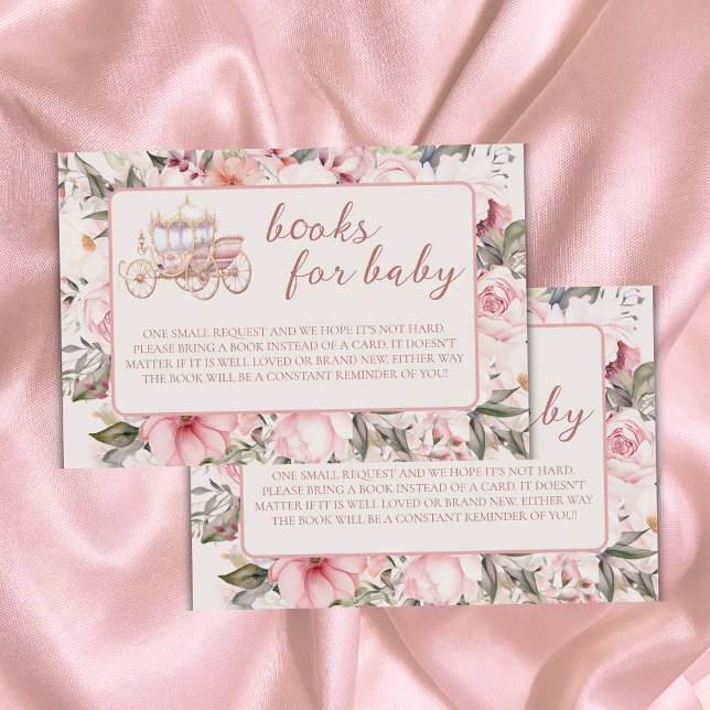 Einmal rosa Prinzessenbücher für Baby Begleitkarte (Von Creator hochgeladen)