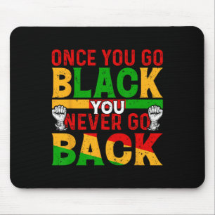 Einmal Schwarz, immer Schwarz African Black Hi Mousepad