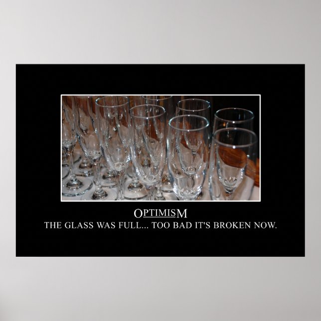 Einmal war mein Glas voll [XL] Poster (Vorne)