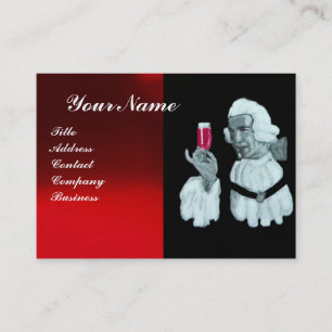 EINMALIERTES PARTY, ROTES WAX SIEGEL, Pearl Visitenkarte