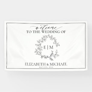 Einmalige Hochzeit des Wappen Banner
