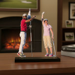 Einmalige Keepake Golf Erinnerungen Foto Cutout Freistehende Fotoskulptur<br><div class="desc">Machen Sie Ihre gepflegten Golf-Erinnerungen mit unseren maßgeschneiderten Foto-Ausschnitten zu einem atemberaubenden Sake. Dieses personalisierte Stück vereint den Geist und die Energie Ihrer Lieblingsmomente auf dem Platz, die mit einer kristallklaren Acrylfront und einem schwarzen Untergrund gekonnt in Szene gesetzt wurden. Ideal für Spieler, Fans und Golfbegeisterte, um Siege, Meilensteine oder...</div>