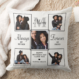 Einmalige MAMA Personalisiert Monogramm 5 FotoColl Kissen