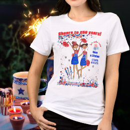 Einmalige US 250-Jahr-Jubiläums-Begeisterung Weiß Tri-Blend Shirt