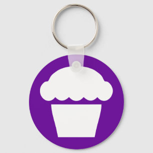Einmaliger Kuchen/Muffin Schlüsselanhänger