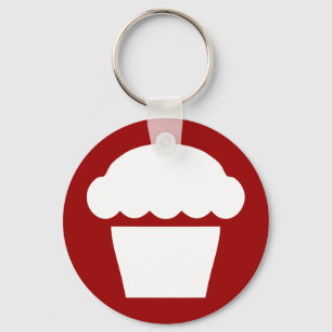 Einmaliger Kuchen/Muffin Schlüsselanhänger