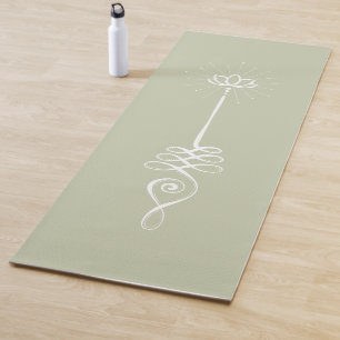 Einmaliger Schlichter Hintergrund - Tee + Schnee Y Yogamatte