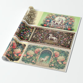 Einmaliges Einhornverpackungspapier Geschenkpapier