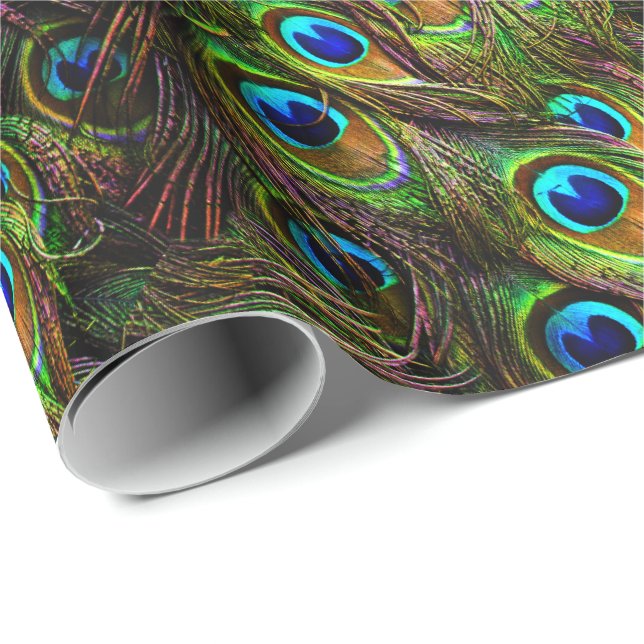 Einmarsch von PfauenFeathers Geschenkpapier (Rolleneckpunkt)