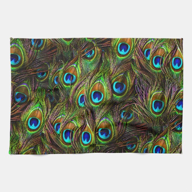 Einmarsch von PfauenFeathers Geschirrtuch (Horizontal)