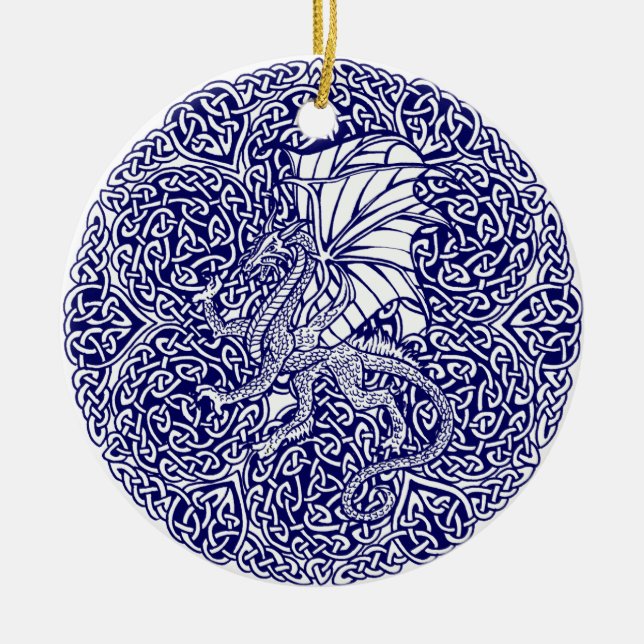 Einmischen Sie nicht sich in den Angelegenheiten Keramik Ornament (Vorne)