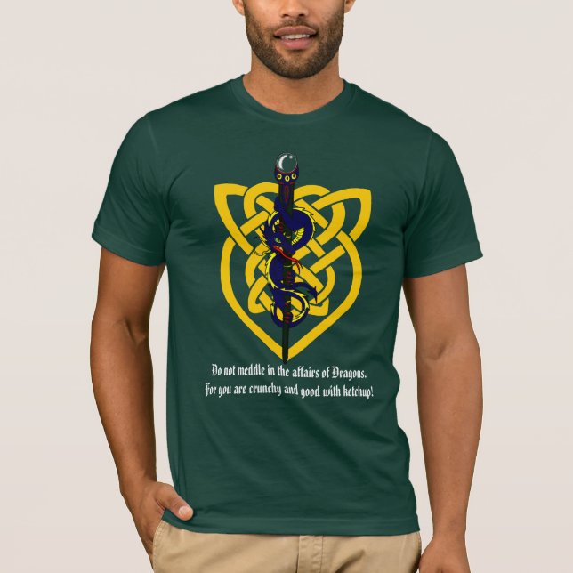Einmischen Sie nicht sich in den Angelegenheiten T-Shirt (Vorderseite)