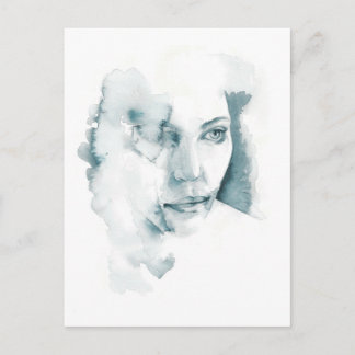 einmit Augen Postkarte