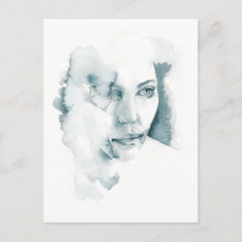 einmit Augen Postkarte