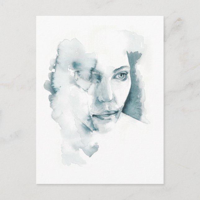 einmit Augen Postkarte (Vorderseite)