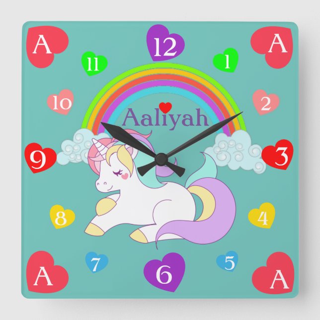 Einpolige Acrylwand-Uhr Quadratische Wanduhr (Vorderseite)