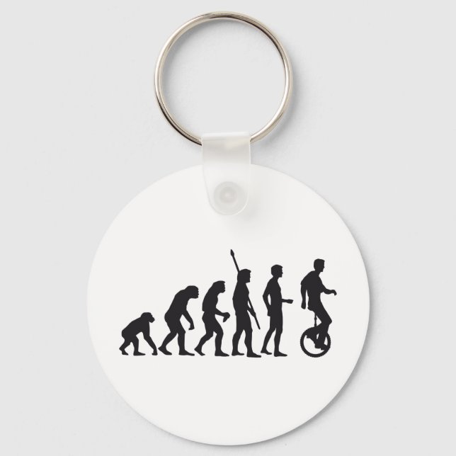 Einrad der Evolution Schlüsselanhänger (Vorderseite)