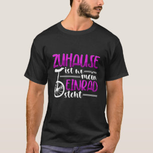 Einrad-Ein-Rad-Kreis Balance Kindereinheit T-Shirt
