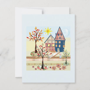 Einrichtung, Häuser, Dorf Einladung