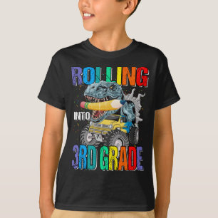 Einrollung in Monster der dritten Klasse Truck Din T-Shirt