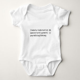 Einrückung ist eine ernste Angelegenheit Baby Strampler
