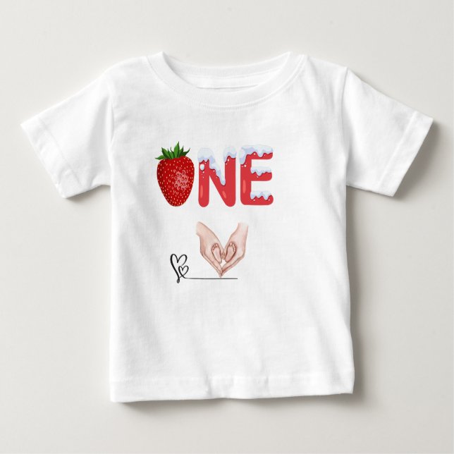 eins baby t-shirt (Vorderseite)