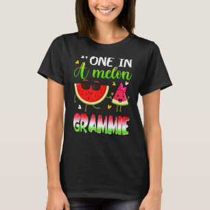 Eins in einem Melon Grammie Watermelon Sommerfamil T-Shirt