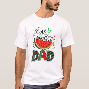 Eins in einem Melon-Vater Watermelon Lover Familie T-Shirt