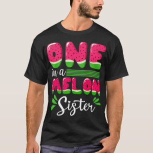 Eins in einer Melon Sister Liebe Watermelon Sommer T-Shirt