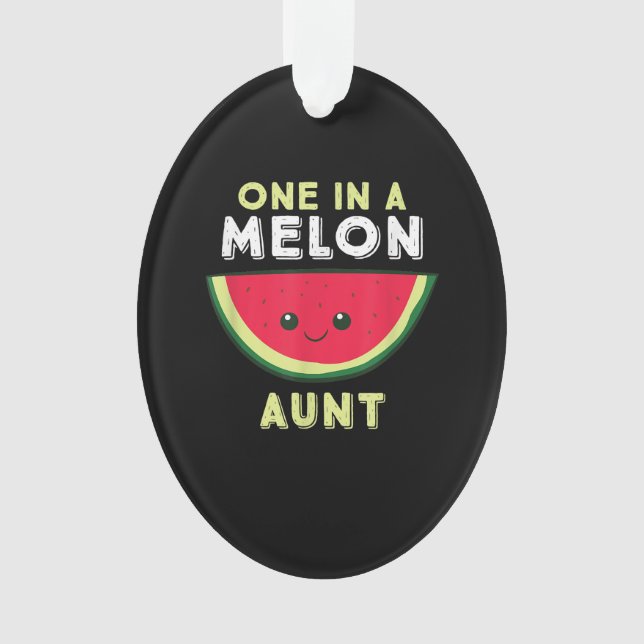 Eins in einer Melonenjagd Ornament (Vorderseite)