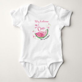 Eins in Melon First Birthday Outfit Shirt