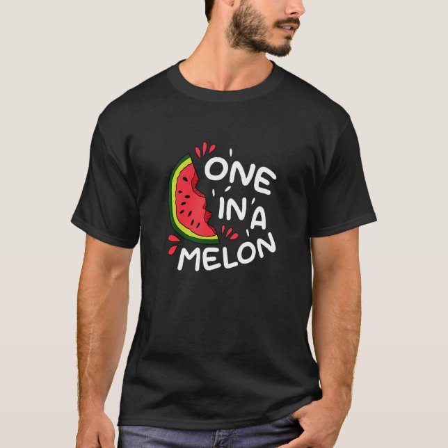 Eins in Melon - Funny Summer Watermelon T-Shirt (Vorderseite)