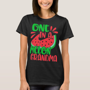 Eins in Melon Oma Watermelon Großmutter Sommer T-Shirt
