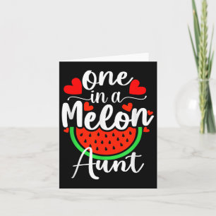 Eins in Melon Tante Watermelon Sommerfest Karte