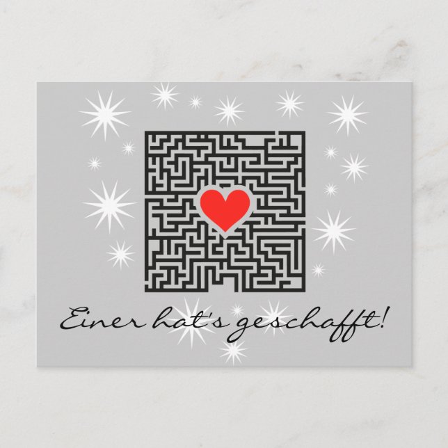 Eins JGA Postkarte (Vorderseite)